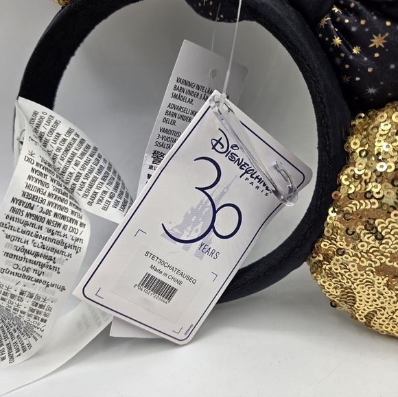 Disneyland Paris 30th Anniversary Minnie Mouse Ears Headband - Picture 4 of 7